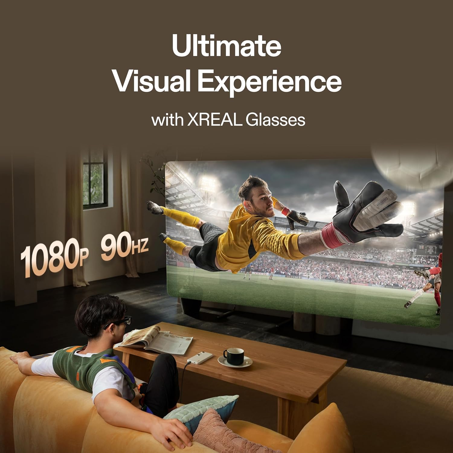 XREAL Ultimate AR Bundle: XREAL Air 2 Pro AR Glasses and XREAL Beam Pro (8G+256G) – Supports All Google Play Store Apps, Elevate Your Spatial Experience