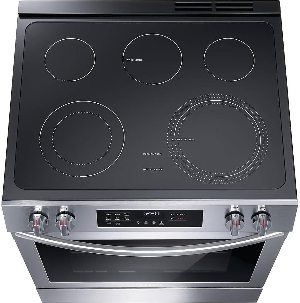 Frigidaire FCFE3083AS 5.3 Cu. Ft. Stainless Steel Freestanding Electric Range with Convection Bake