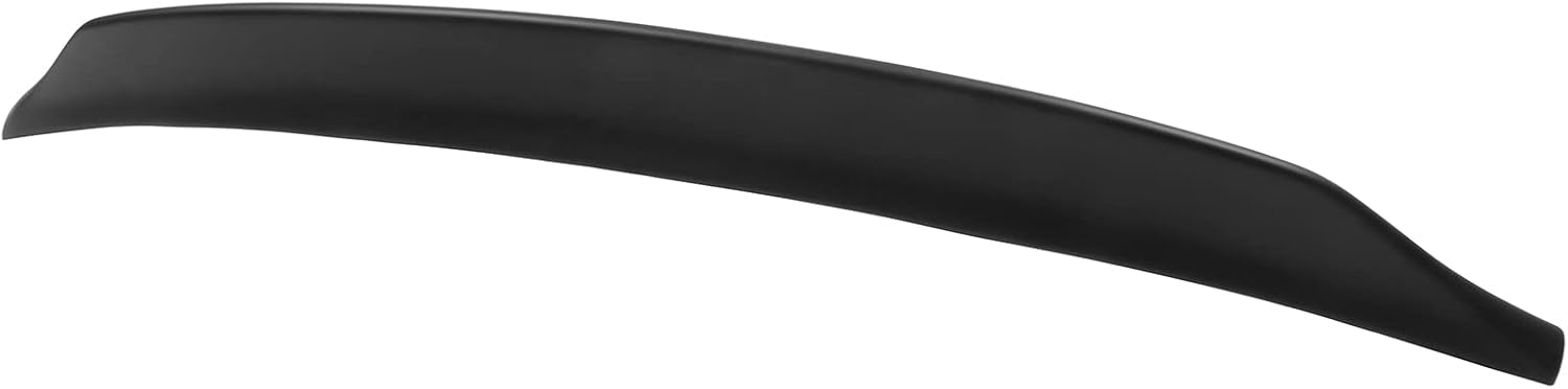 Rear Trunk Spoiler Compatible With 2013-2015 Honda Civic Sedan, IKON DUCKBILL V2 Style Unpainted PP Trunk Deck Lip Wing by IKON MOTORSPORTS