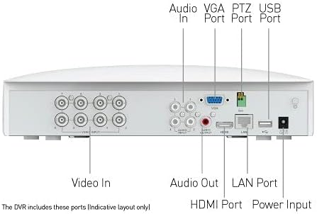 Swann DVR-85680 DVR-5680 8 Channel 4K 2TB Enforcer DVR, Works with Certain Swann Cameras