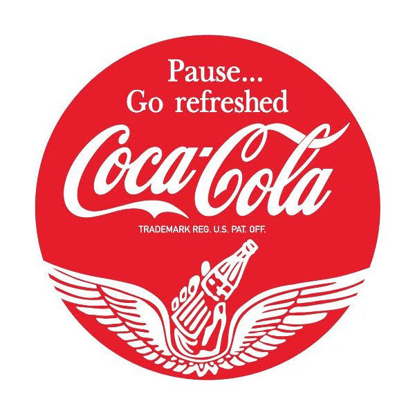 Trademark Wings Coca Cola Pub Stool with Back