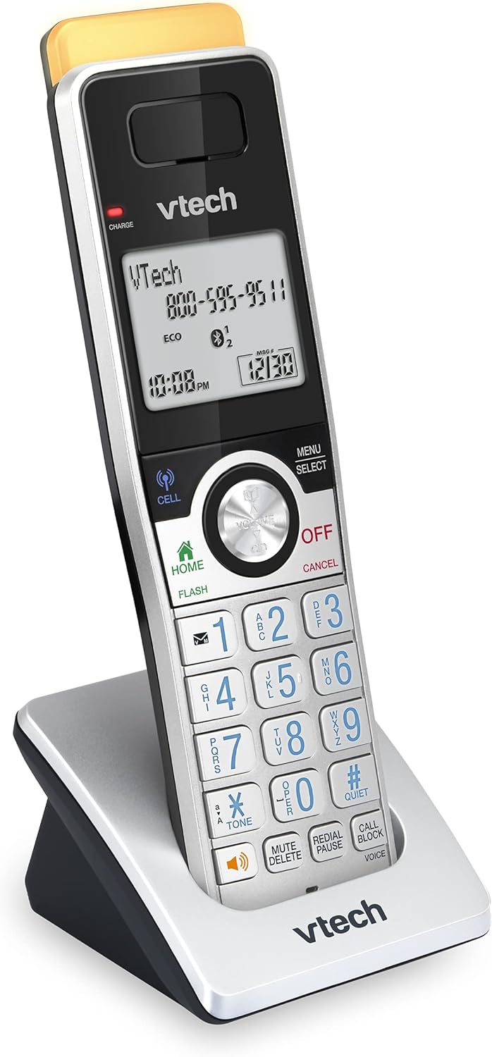 VTECH IS8121-4 Super Long Range up to 2300 Feet DECT 6.0 Bluetooth 4 Handset Cordless Phone for Home with Answering Machine, Call Blocking, Connect to Cell, Intercom and Expandable to 5 Handsets