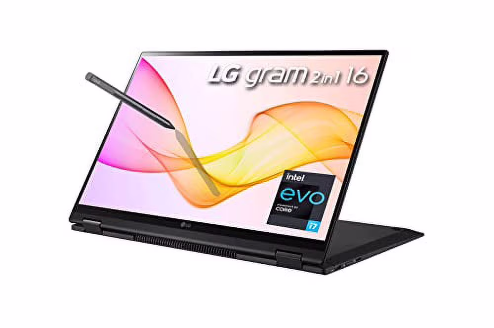 LG Gram 16" WQXGA (2560x1600) IPS Touchscreen Laptop | Intel i7-1165G7 4-Core | Intel Iris Xe Graphics | Backlit Keyboard | Fingerprint | Thunderbolt 4 | Wi-Fi 6 | 16GB LPDDR4 4TB SSD | Win10 Pro
