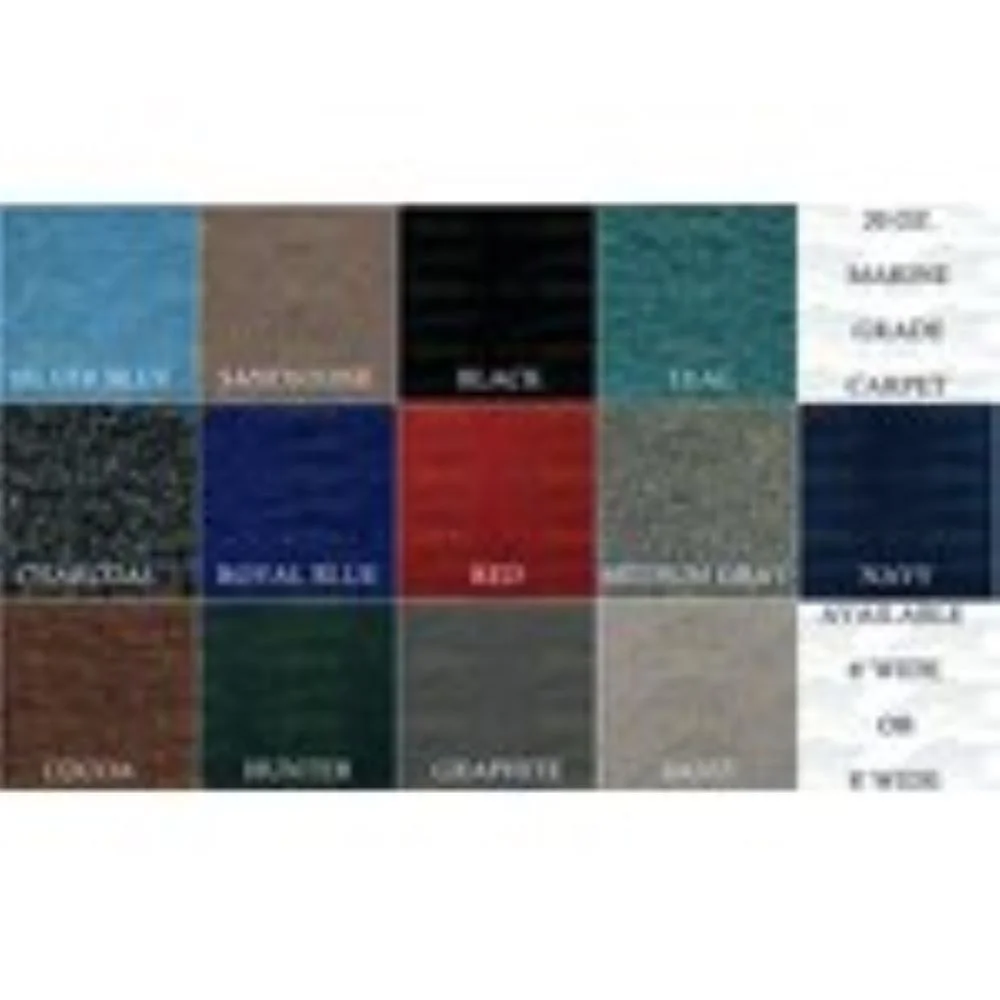 Marine Carpeting 20 oz. Do-It-Yourself Boat Carpet - 8' Wide x 25' Foot Long Royal Blue Color