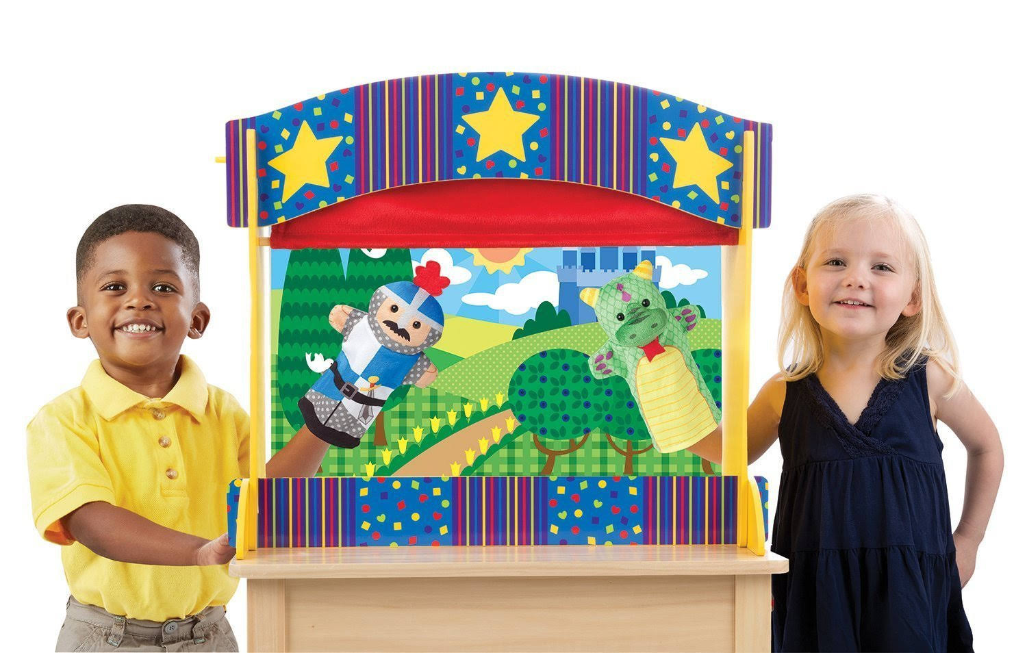 Melissa u0026 Doug - 12536 | Tabletop Puppet Theatre
