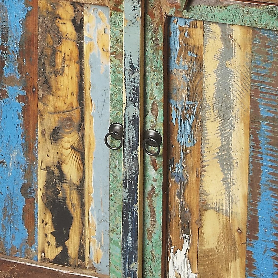 HomeRoots Assorted Assorted Old Collected/RE-CYCLED Wood Reverb Rustic Sideboard