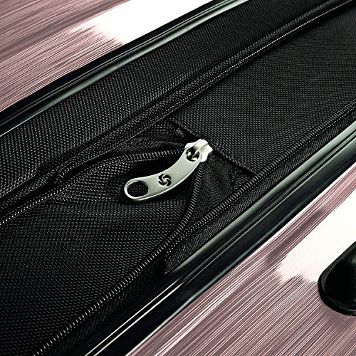 Samsonite Winfield 2 Hardside Expandable Luggage with Spinner Wheels, Brushed Anthracite, Checked-Large 28-Inch