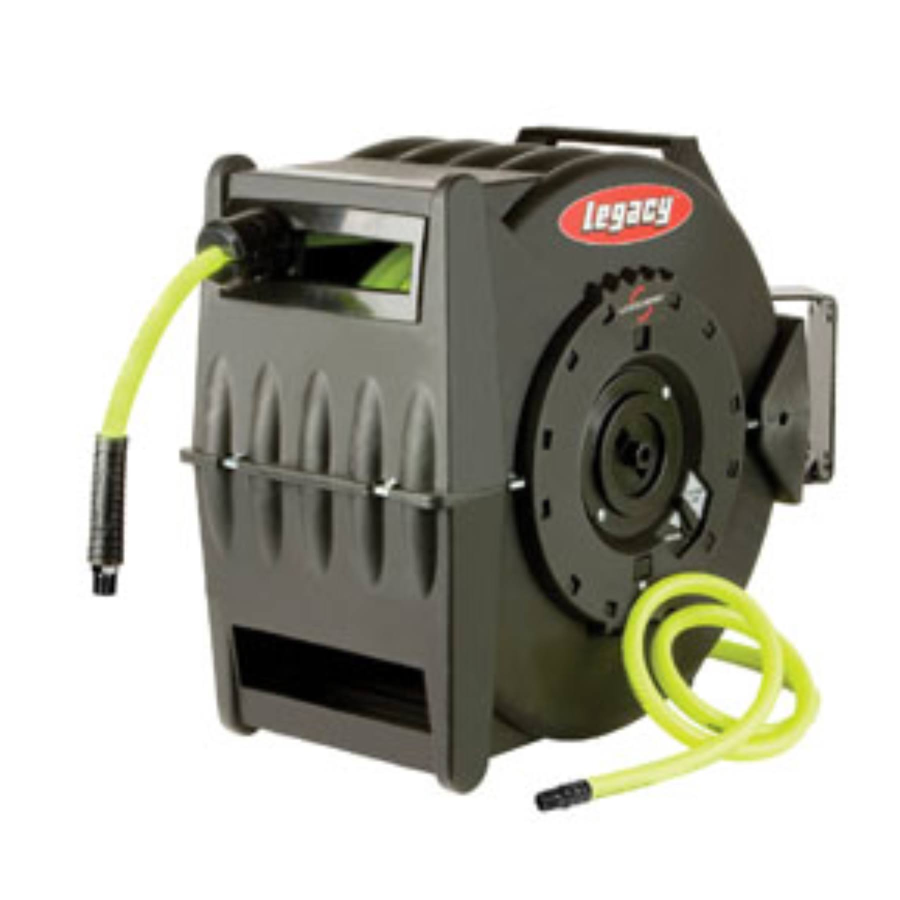 Legacy L8306FZ Flexzilla Retractable Air Hose Reel, 3/8x22 x 75&