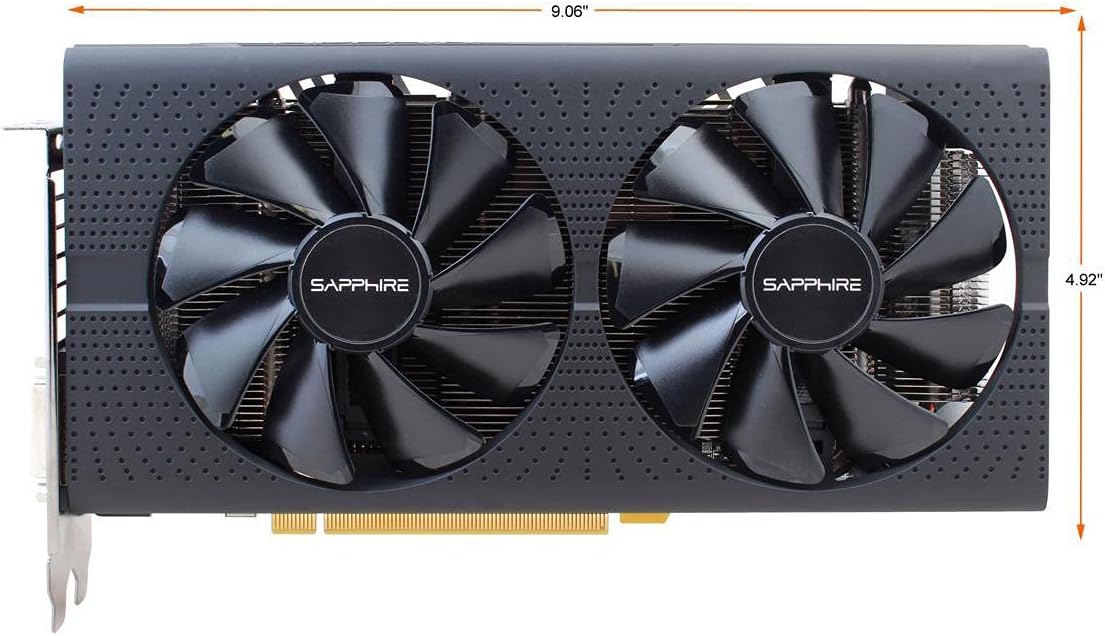 Sapphire Technology Sapphire Pulse Radeon RX 580 DirectX 12 11265-05-20T 8GB 256-Bit GDDR5 PCI Express 3.0 x16 CrossFireX Support ATX Video Card