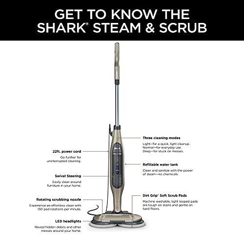 Shark Scrub + Steam Blaster