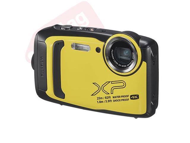 Fujifilm FinePix XP140 16.4MP 4K Digital Camera Yellow + 16GB Kit