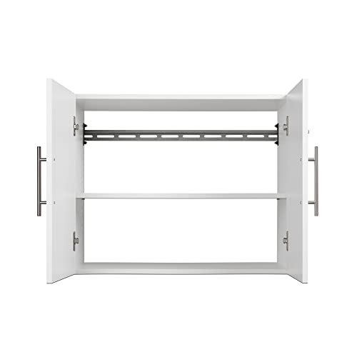 Prepac HangUps Upper Storage Cabinet - Elegant and Spacious Wall Cabinets to Maximize Your Storage, 36" Size, Classic White Finish