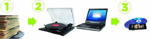 Ion Profile LP Vinyl-to-MP3 Turntable
