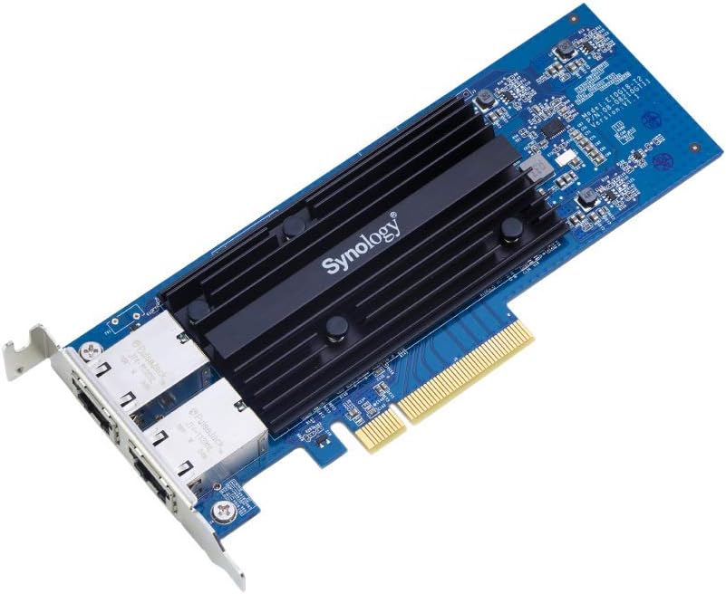 Synology 10Gb Ethernet and M.2 Adapter Card E10M20-T1, RJ-45; 1 Port