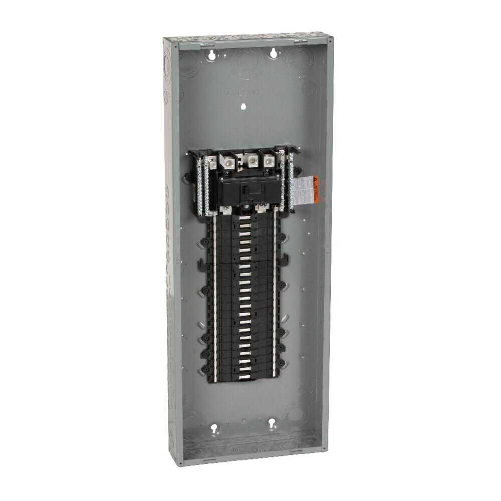 Square D QO 200 Amp 42-Space 42-Circuit Indoor Main Breaker Plug-On Neutral Load Center with Cover QO42M200PCVP