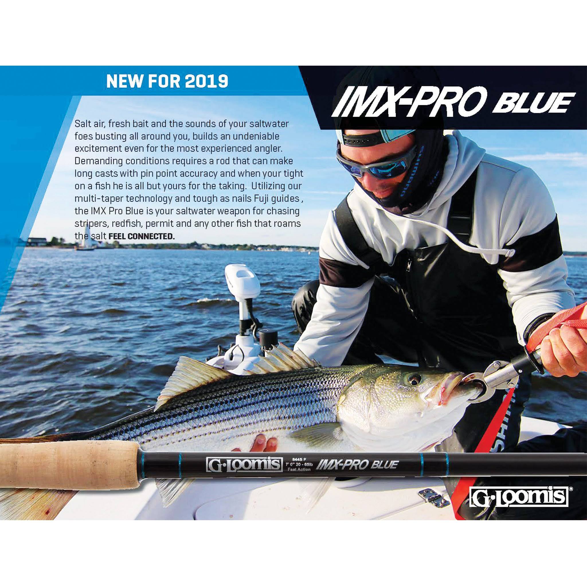 G. Loomis IMX-PRO Blue Casting Rod IMX-PRO 843C MF