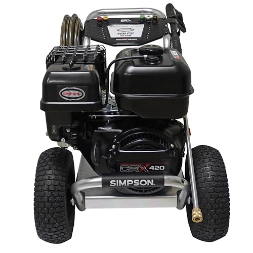 Simpson Cleaning 4200 PSI Gas Pressure Washer, 4.0 GPM Power Washer for Commercial Use, Honda GX390 Engine, 50-Foot Steel-Braided Hose, Aluminum Series, 49-State (ALH4240)
