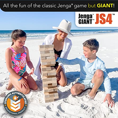 Jenga Giant - Stacks to Over 5 feet - Officially Licensed - JS7
