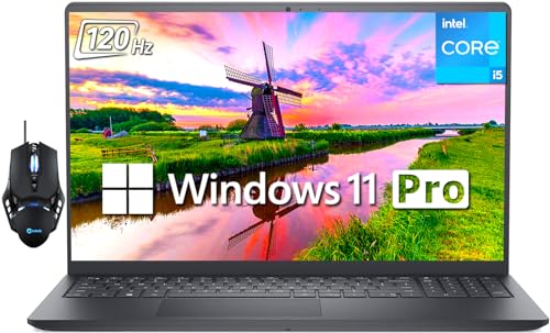 Dell 2024 Inspiron 15 3000 3530 Business Laptop, 15.6" FHD WVA Touchscreen, 13th Gen Intel 10-Core i7-1355U Up to 5GHz, 64GB RAM, 2TB SSD, Intel Iris Xe Graphics, 1080P Webcam, Wi-Fi 6, Win 11 Pro
