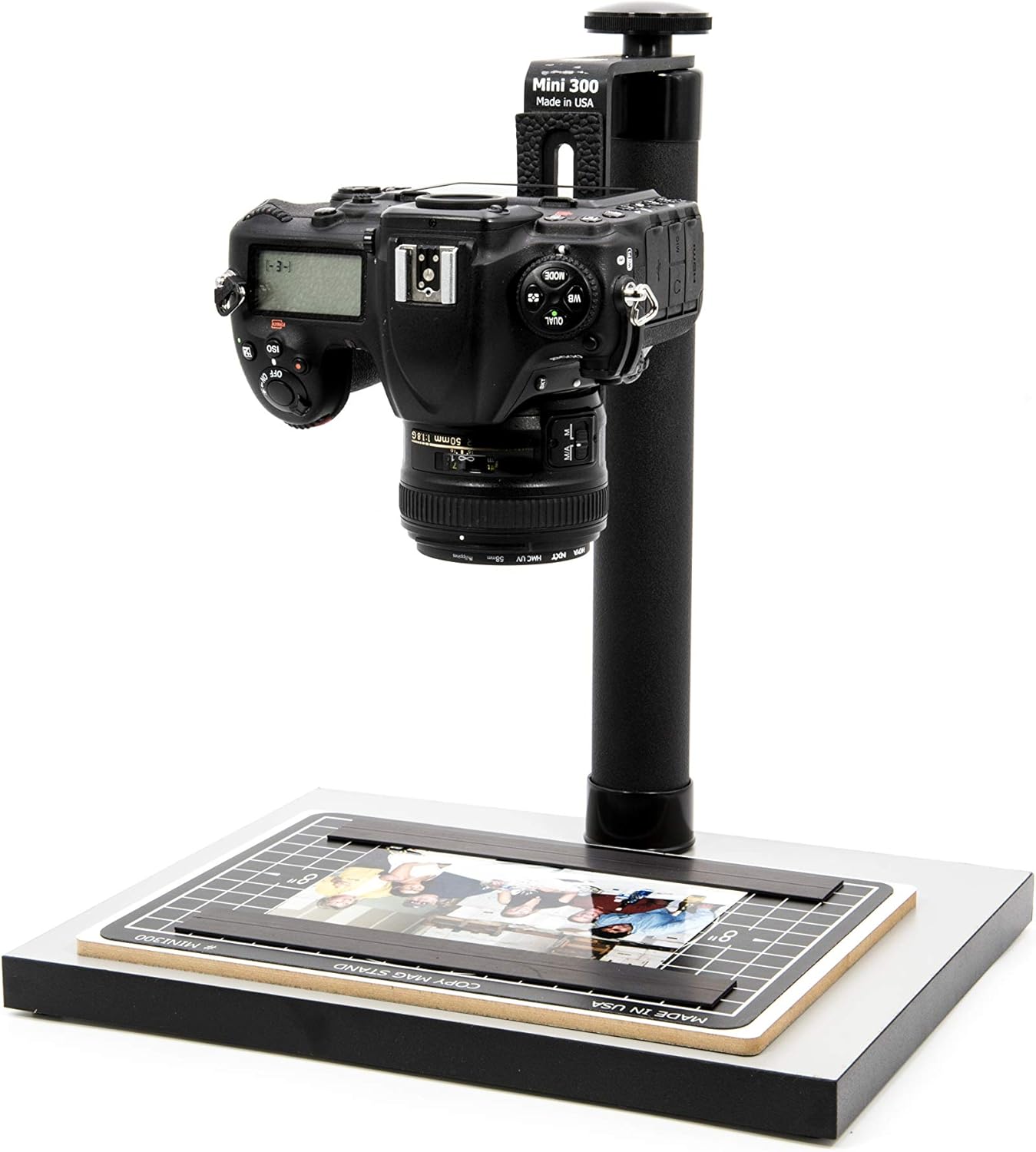 COPY STAND # MINI300, A USA Made Compact & Mini Tool for Digitizing Documents, Old Photos and Macro Photography with Today's DSLR Super Megapixel Cameras