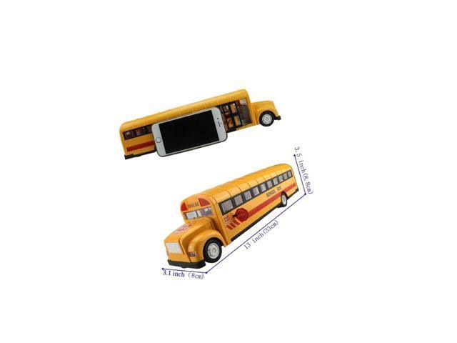 Fisca RC School Bus Remote Control Car Vehicles 6 CH 2.4G Opening Doors Accel...