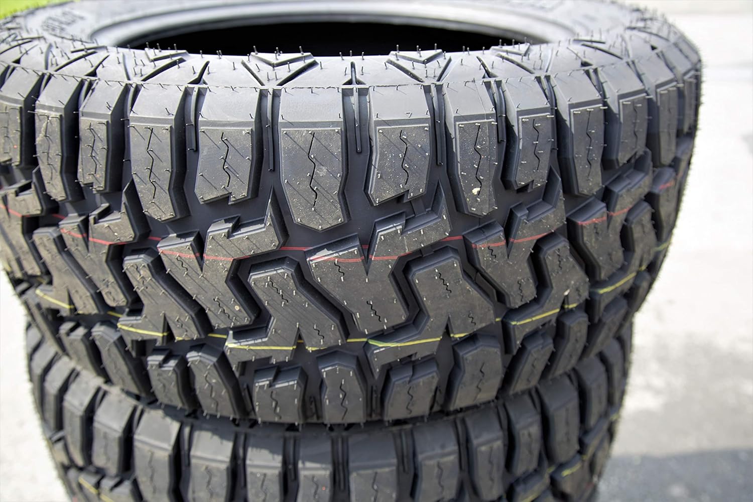 Haida HD878 R/T All-Terrain Mud Off-Road Light Truck Radial Tire-33X12.50R20LT 33X12.50X20 33X12.50-20 114Q Load Range E LRE 10-Ply BSW Black Side Wall