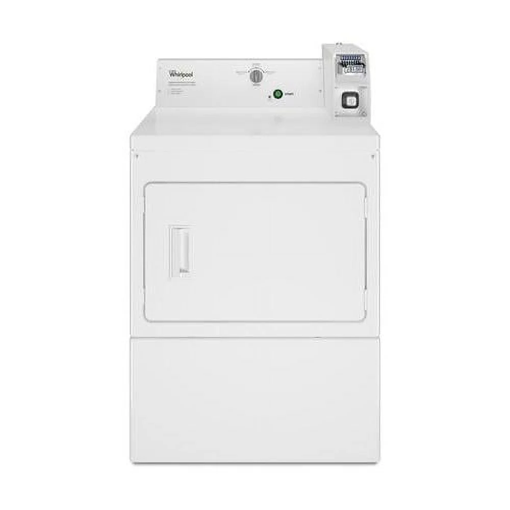 CGM2745FQ Whirlpool Commercial 7.4 cu. ft. Coin Operated Gas Dryer in White