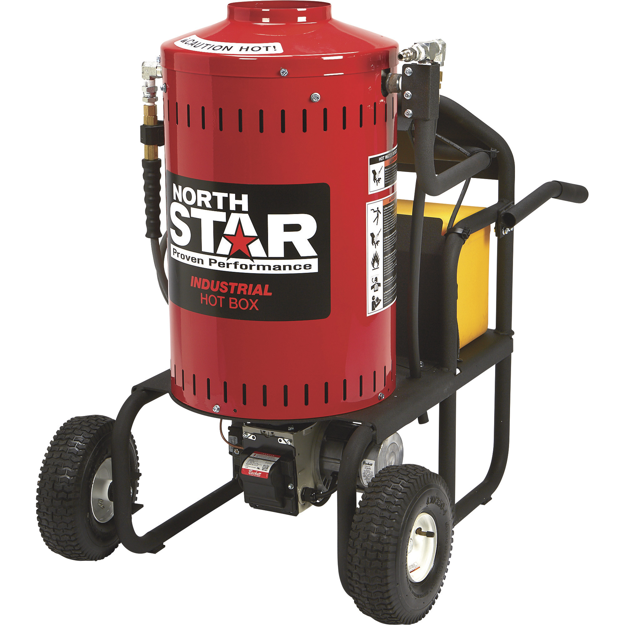 NorthStar Electric Wet Steam Cleaner and Hot Water Commercial Pressure Power Washer Add-on Unit - 4000 PSI, 4 GPM, 115 Volts