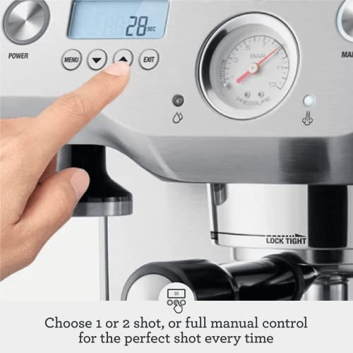 Breville Dual Boiler Espresso Machine BES920XL, Brushed Stainless Steel