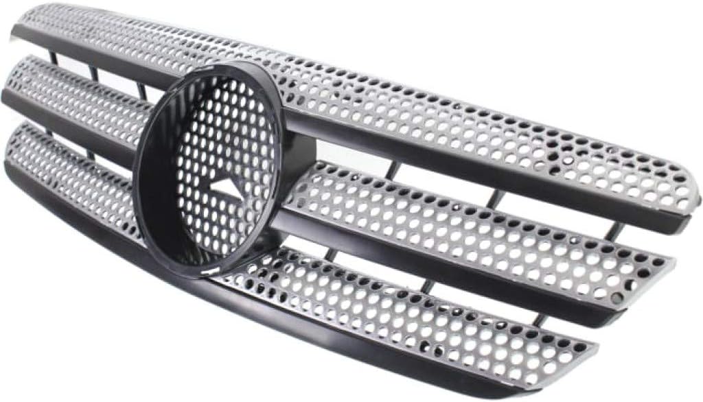 For Mercedes-Benz ML500 Grille Assembly 2002 03 04 2005 | Silver Shell and Insert | Plastic | MB1200140 | 66880352