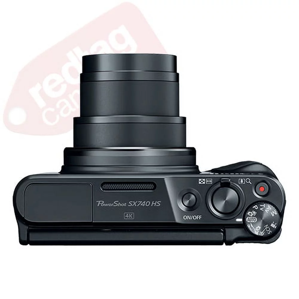 Canon PowerShot SX740 HS 20.3MP 4K Digital Camera 40x Optical Zoom Wi-Fi Black