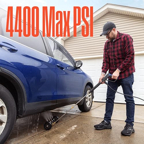 Westinghouse WPX3400 Gas Pressure Washer, 3400 PSI and 2.6 Max GPM, Onboard Soap Tank, Spray Gun and Wand, 5 Nozzle Set, for Cars/Fences/Driveways/Homes/Patios/Furniture