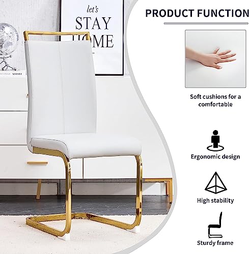 63" Glass Dining Table for 6-8, Large Rectangular Dining Room Table, Luxury Kitchen Dining Table with Tempered Glass Top and Special-Shaped Pedestal Base, Glass Table for Kitchen Dining Meeting Room