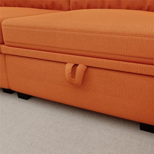 Modular Sectional Sofa U Shaped Sectional with Ottomans, Reversible Sofa Couch for Living Room