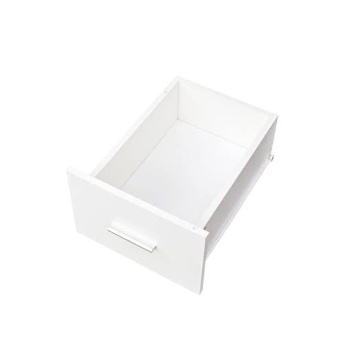 White Corner Desk L Shaped Computer Desk with Drawers and Shelves, Wooden Writing Desk with Cabinets for Home Office Study, White