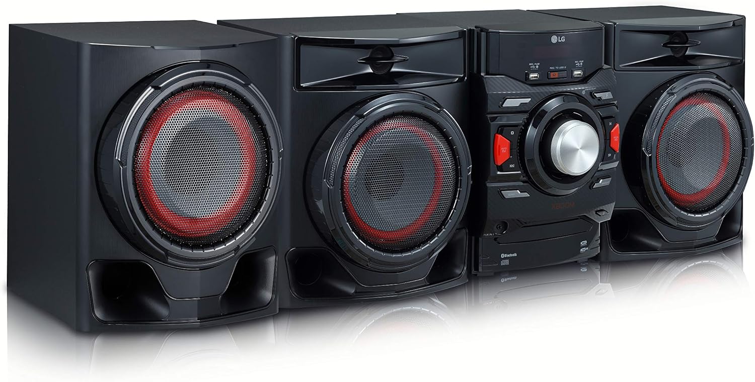 LG CM4590 XBOOM XBOOM Bluetooth Audio System with 700 Watts Total Power,Black