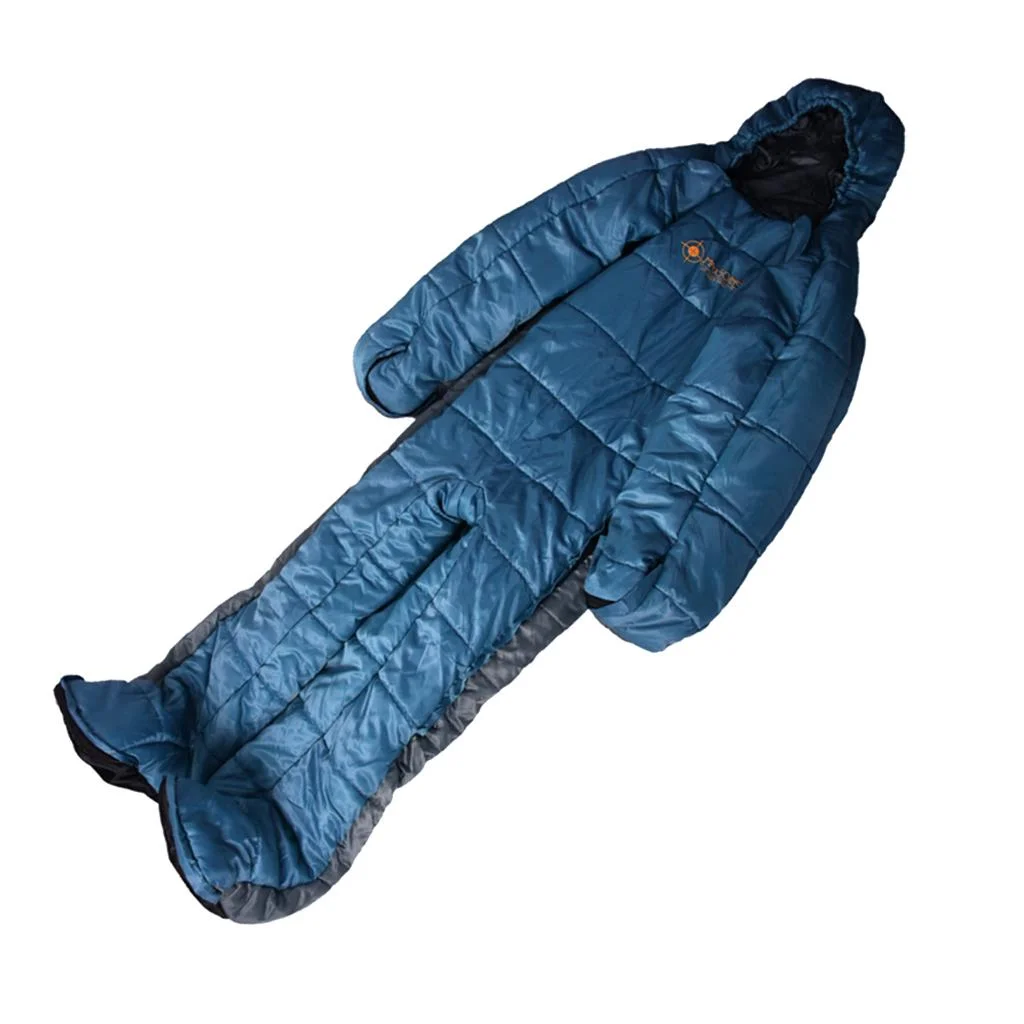 Wearable Sleeping Bag with Arms Legs Portable for Backpacking Sleep - Multi-Color, ,