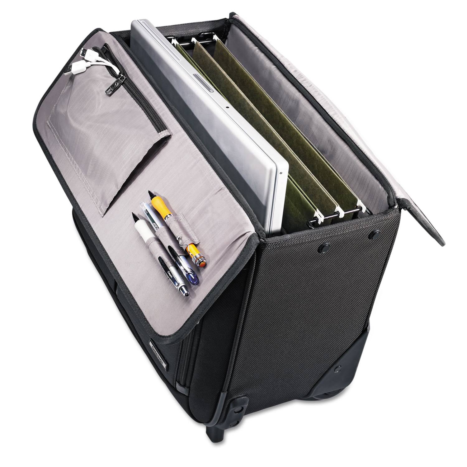 Samsonite Beacon Hill Rolling Catalog Case - 17.5x22 - Black