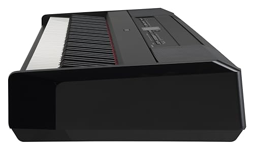Yamaha 88-Key Weighted Portable Digital Piano Keyboard with Music Rest, Sustain Foot Switch, Built-in Speakers, USB Connectivity, Black (P45B)