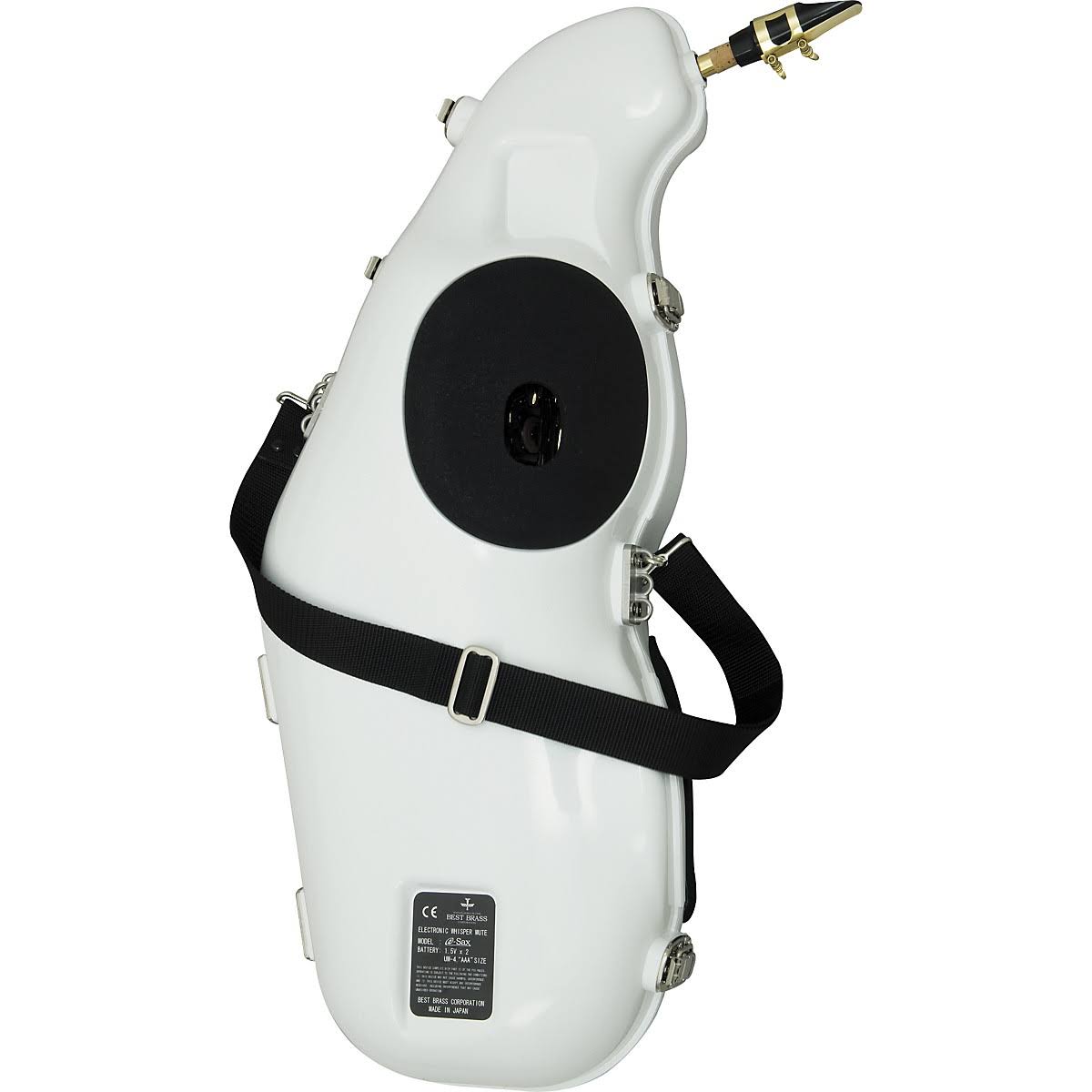 e-Sax Practice Mute System for Alto Saxophone II White