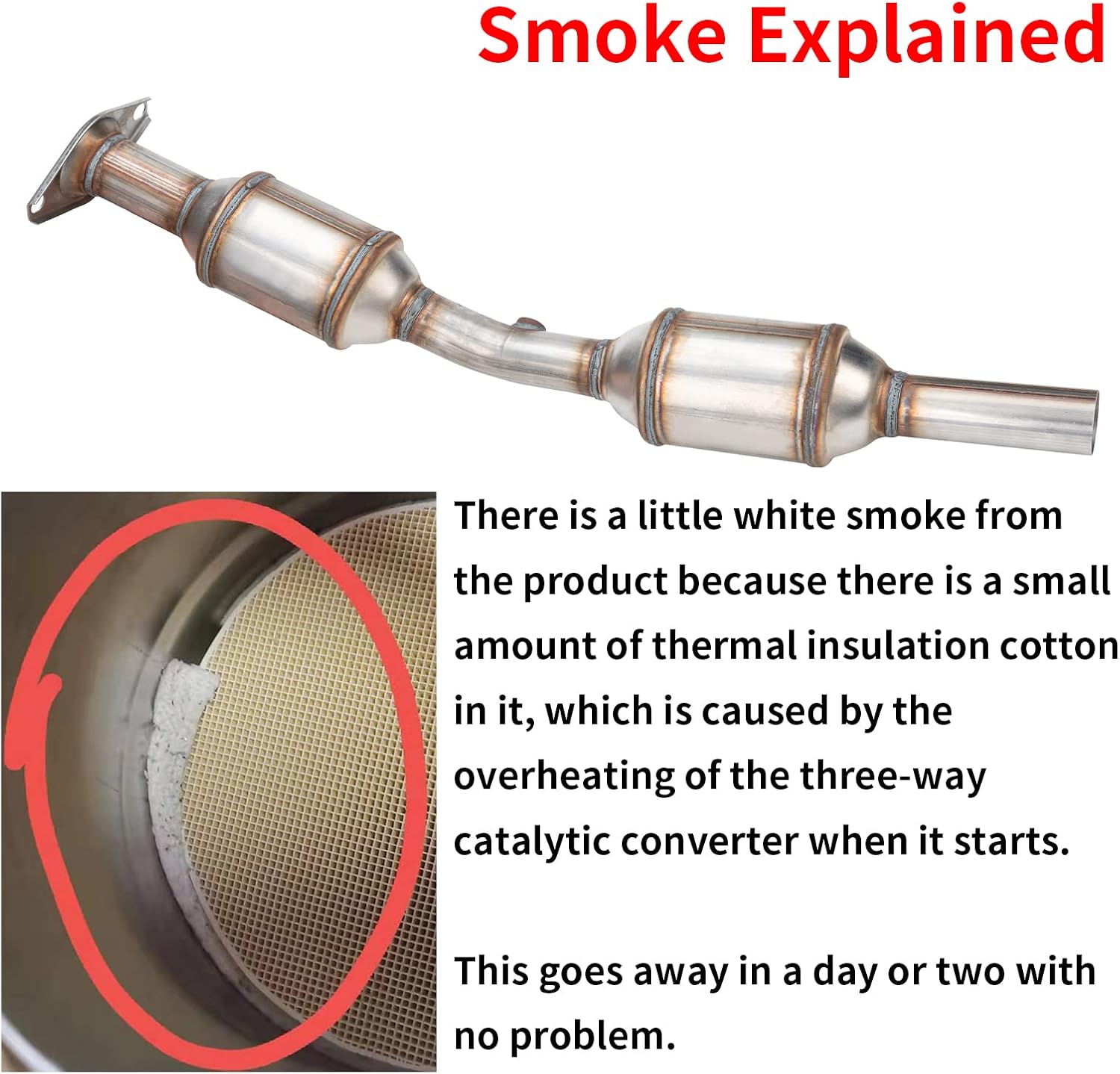 Catalytic Converter Replacement for 2004 2005 2006 2007 2008 2009 Toyota Prius 1.5L Direct-Fit High Flow Series Replaces 16337 (EPA Compliant)