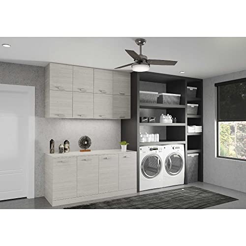 Hunter 50393 Sentinel Indoor Ceiling Fan with LED Light and Remote Control, 44", Brushed Slate Finish