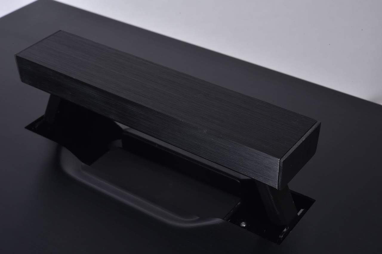 LIAN LI TU150 Aluminium Tempered Glass ITX case -Black Color -TU150WX, Case Only