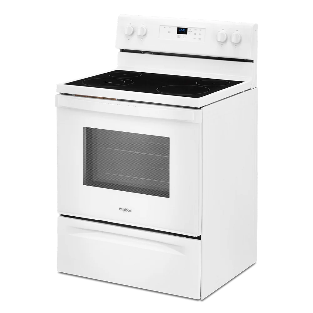 Whirlpool Wfe320m0j 30" Wide 5.3 Cu. Ft. Free Standing In Electric Range - White