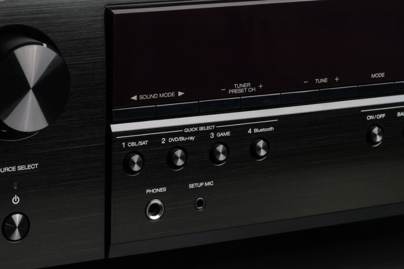 Denon - AVR-S548BT Receiver, 5.2 Channel, 4K Ultra HD Audio and Video, Home Theater System, Built-in Bluetooth and USB - Black | Includes Kwalicable Micro SD Card & Cleaning Cloth