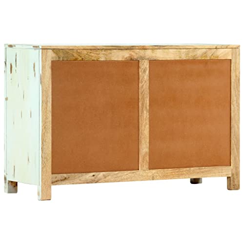 Sideboard Light Pink,Wooden Sideboards,Dinning Room Storage,Buffets Sideboards,for Living Room,Dining Room 43.3"x13.8"x27.6" Solid Mango Wood