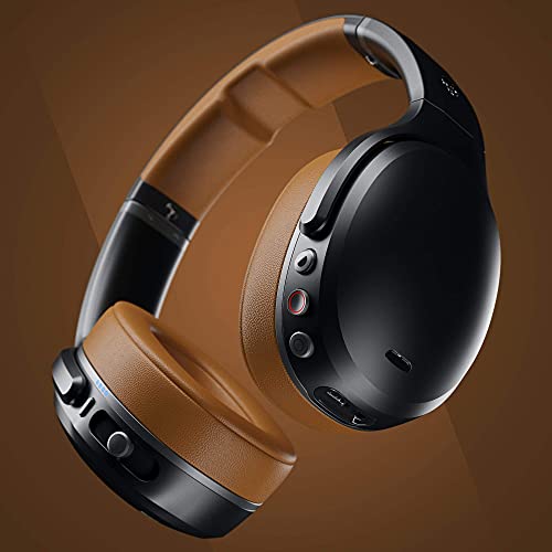 Skullcandy Crusher ANC Personalized Noise Canceling Wireless Headphone - Black/Tan (Renewed)