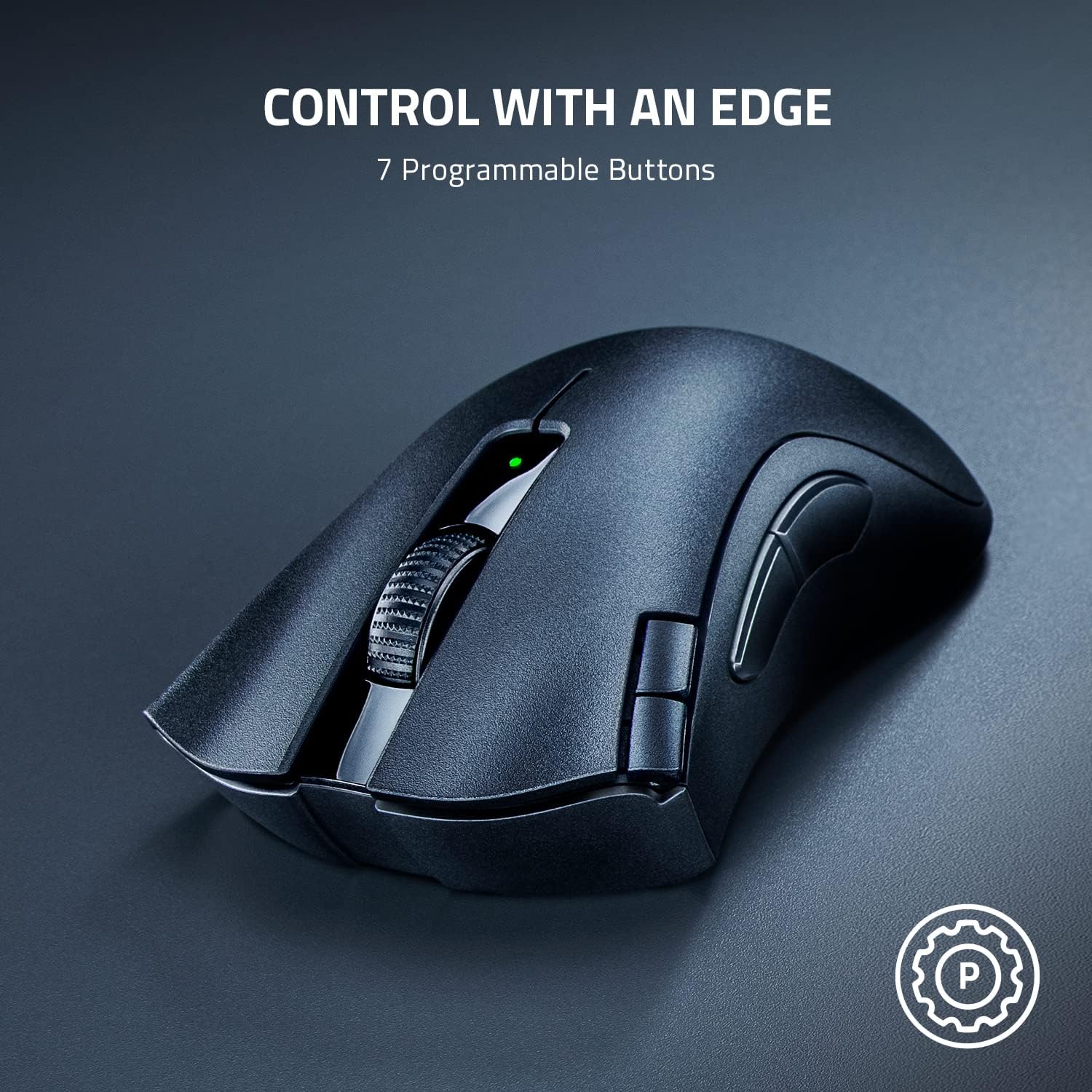 Razer DeathAdder V2 X Hyperspeed: Award-Winning Ergonomic Design - Ultra-Fast Hyperspeed Wireless - 235hr Battery Life - 7 Programmable Buttons - Gen 2 Mechanical Switches - 5G 14K DPI Optical Sensor Pack of 2