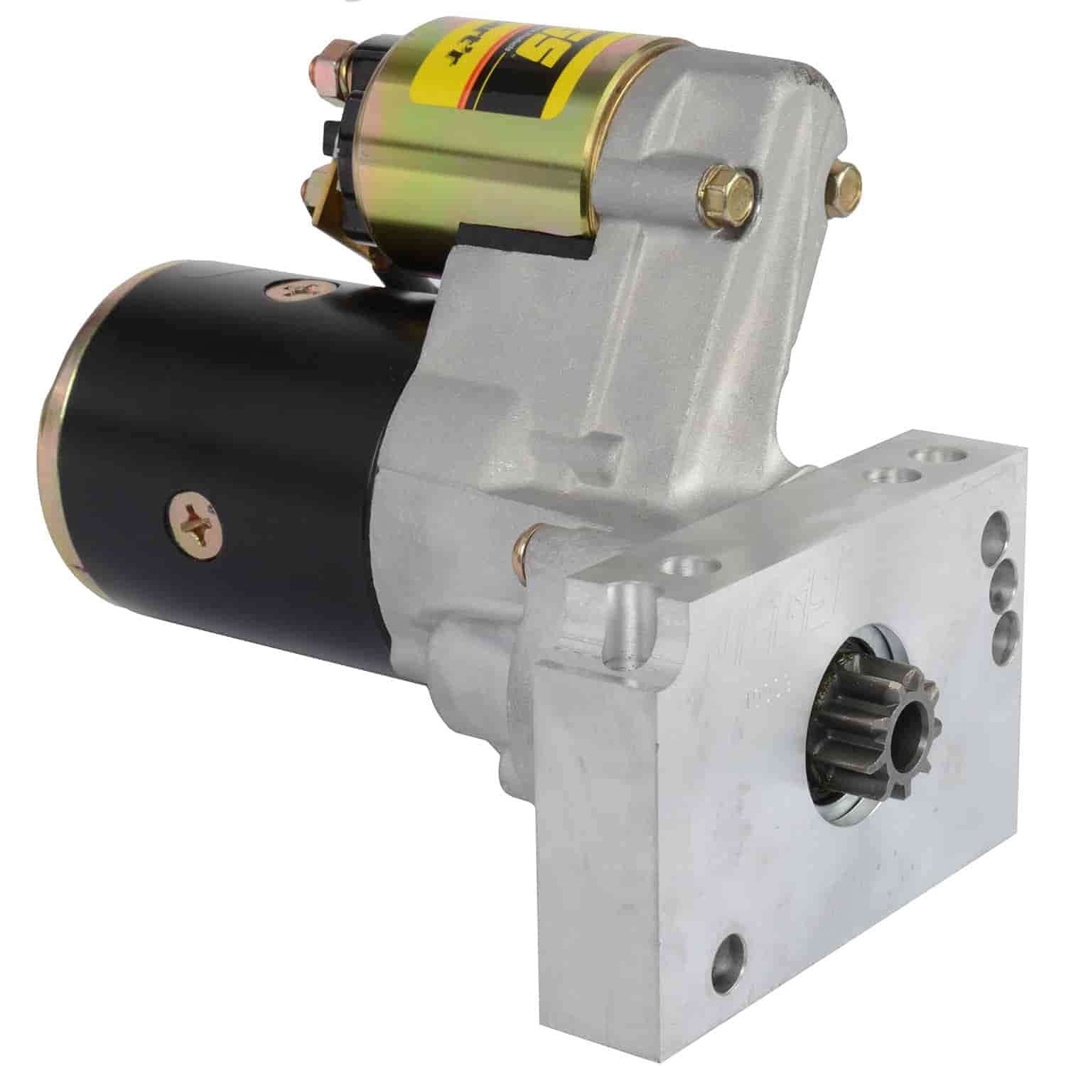 JEGS Heavy-Duty Mini Starter - Hitachi-Style - for Small Block and Big Block Chevy Engines - Made in USA
