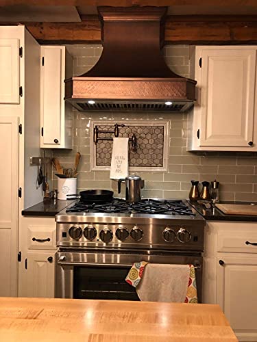 Copper Range Hood with Professional Liner and Internal Motor Sinda H3SL